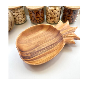 Cuenco de madera con forma de piña de lujo para el hogar, Hotel, restaurante, decoración, ensalada de frutas, vajilla, cuencos para servir ensalada y fruta - Product Image 6