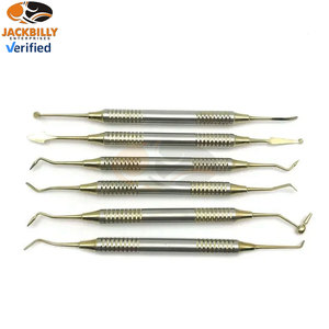 Elevadores Dentales de Acero Inoxidable, Estuche de 6 Piezas, Instrumentos Médicos para Rellenos de Resina Compuesta, Odontología Restauradora, Duraderos, Manuales - Product Image 3