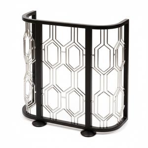 Wrought Iron Black Fire Guard Decorative Fire <b>Screen</b> Fire Place Gate Accessories Home Living Room Decor <b>Fireplace</b> <b>Screen</b> - Product Image 4
