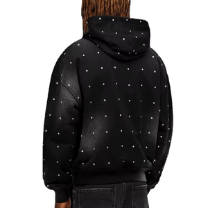 Sweat à capuche en coton épais pour hommes sweat-shirt en polaire lourde fournisseur oem odm tissu doux adapté au sport et décontracté - Product Image 1