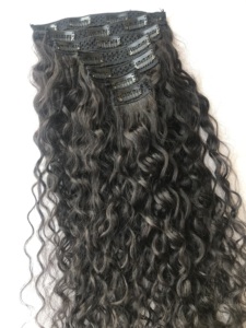 Extensiones de cabello humano brasileño rizado Natural para mujer, extensiones de cutícula con 7 juegos de cabello humano sin procesar, rizado mongol peruano, 200 gramos, venta al por mayor - Product Image 2
