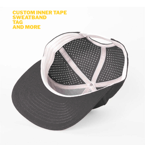Vietnam Factory Bespoke Mesh Trucker Cap Custom Embroidery Logo 7 Panel Structured Curved Bill Hat Sport Snapback Headwear Men - Product Image 5