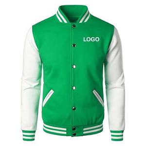Meilleure vente Veste de baseball de haute qualité en laine et en cuir à manches conception personnalisée logo brodé hiver collège pour hommes - Product Image 1