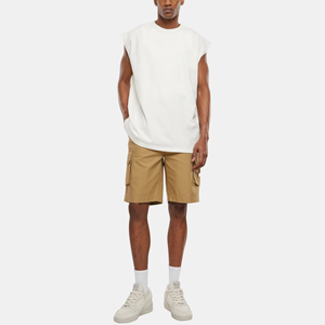 T-shirt personnalisé vierge sérigraphié Fabricant de t-shirts Streetwear Vintage oversize en coton Débardeurs pour hommes T-shirt sans manches coupe carrée - Product Image 5