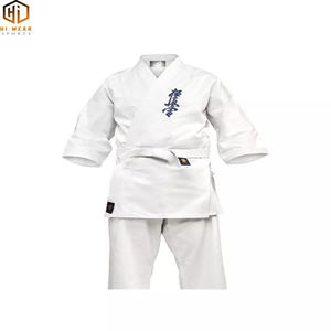 Kyokushin Karate Uniforme Niños GI y Adultos Artes Marciales Uniforme Unisex Karate Gi Color Blanco - Product Image 1
