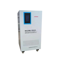 Stabilisateur de tension triphasé 380v 220v 50kVA AVR régulateur automatique CE ISO pour l'alimentation en énergie des équipements lourds