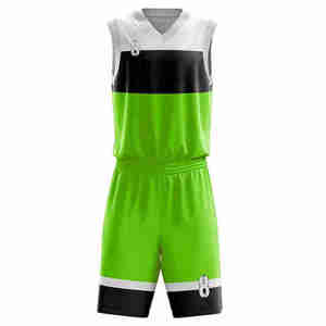 Uniforme de basket-ball réversible personnalisé pour hommes maillot de basket-ball à séchage rapide vêtements de sport shorts de basket-ball d'été - Product Image 1