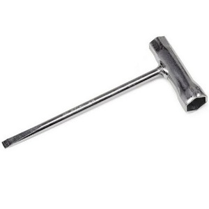 Llave de bujías plana de grado industrial de 13 mm x 19 mm, 92 mm, Ref. 541063, de acero, OEM, personalizable, con extremo de flor de ciruelo de 8 mm para bricolaje - Product Image 1