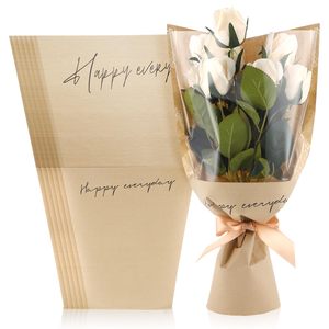 Hot Sale Cheap Recyclable Custom Multi Color Waterproof Kraft <strong>Paper</strong> Flower Bouquet <strong>Clear</strong> Flower <strong>Wrapping</strong> <strong>Paper</strong> for Packaging - Product Image 1