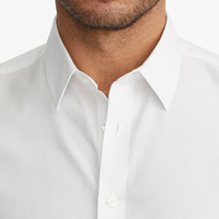 Nouvelle mode chemises de bureau pour hommes couleur unie bouton revers manches longues affaires hauts coréens chemisier tenue décontractée chemise