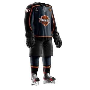 Maillot de hockey sur glace personnalisé OEM, broderie, sublimation, maillot de lacrosse vierge, maillot de club de hockey sur glace, maillot de hockey sur gazon professionnel - Product Image 3
