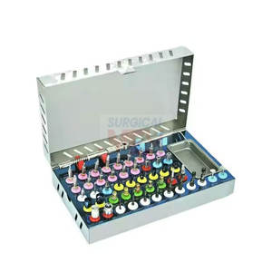 ユニバーサル歯科インプラントキット50ピースドイツステンレス鋼外科インプラントセット骨エキスパンダー圧縮器具 - Product Image 1