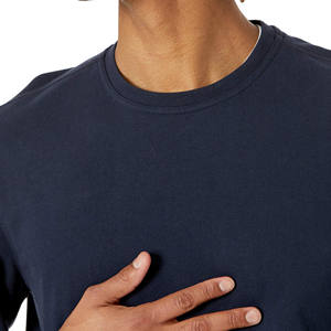 Sudaderas de hombre de color sólido con cuello redondo, servicio OEM, sudadera de talla grande ajustada informal con estilo personalizada para hombre - Product Image 4