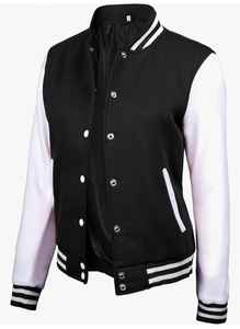 Nuevo Material genuino personalizado al por mayor Mejor diseño Venta caliente y tendencia Precio bajo Chaquetas universitarias de calidad premium para mujeres - Product Image 2