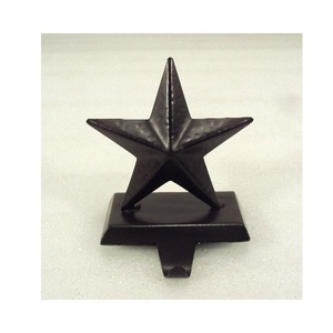 Support de bas en métal argenté étoile pour dessus de table de Noël décoratif - Product Image 4