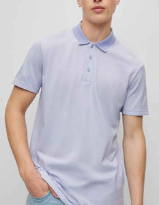 2023 hommes séchage rapide léger pour Polo T-Shirt Logo personnalisé coupe ajustée col contrasté manches courtes Golf pour Polo - Product Image 5