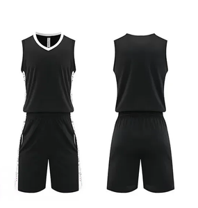 Ensemble de maillots de basket-ball pour hommes adultes, design personnalisé, respirant, logo imprimé par sublimation, uniforme d'entraînement de basket-ball uni - Product Image 5