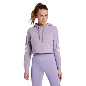2023 Women's Crop <b>Top</b> Hoodie Customized Short Length with Full Sleeves High Quality Best Design for <b>Winter</b> - Product Image 1