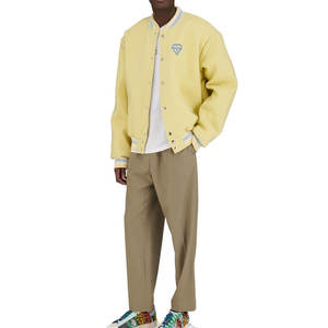 Professional Manufacturer's Custom Lettermen Winter <b>Jacket</b> Men Stand Collar Full Sleeves <b>Thin</b> Thickness <b>Waterproof</b> Windproof - Product Image 2