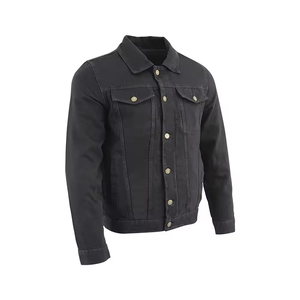Adjustable price <b>Men</b> Denim <b>Jacket</b> high quality anti wrinkle breathable <b>light</b> weight denim <b>jacket</b> for <b>men</b> with fully customized - Product Image 3