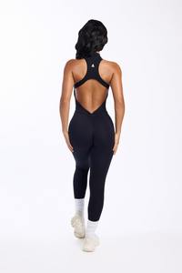 Mono deportivo de Yoga para mujer, conjunto de mono de una pieza, transpirable, sin mangas, sin costuras, cintura alta, nailon, Spandex, gimnasio - Product Image 4