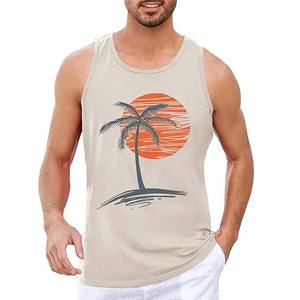 Camiseta sin mangas de verano para hombre, chaleco sólido de estilo callejero, Camiseta deportiva informal para gimnasio, camiseta muscular de punto de algodón transpirable - Product Image 5