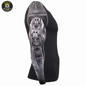 เสื้อออกกำลังกายแบบรัดกระชับสัดส่วนสำหรับผู้ชายเสื้อออกกำลังกายแบบสั้นระบายอากาศได้ดีมี2025 - Product Image 2