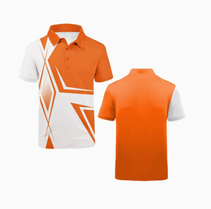 HIC buena calidad transpirable personalizado 170gsm bordado secado rápido liso Golf Polo 100% poliéster camisetas Unisex Polos - Product Image 6