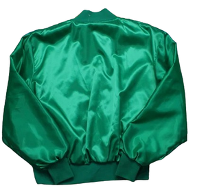 Chaqueta universitaria transpirable de alta calidad para mujer, superventas, servicio OEM para mujer, chaqueta universitaria de moda de satén recortada - Product Image 6