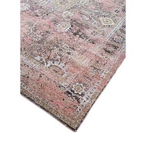 Far East Hand Knotted Esh-1507 Afghan Wool <b>Silk</b> Rug <b>Red</b> Orange Medallion Pattern 9x12 Boho for Home Living Room Decorations - Product Image 2