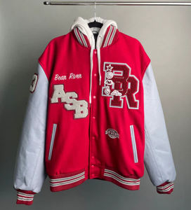 Lana Cuerpo Mangas de cuero Varsity chaquetas fabricante en Pakistán - Product Image 6