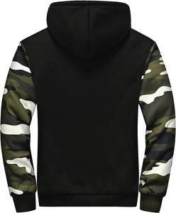 Light Weight <b>Man</b> Casual Winter Warm <b>Fleece</b> <b>Sherpa</b> Lined Pullover Hooded Sweatshirt Black Pullover <b>Hoodies</b> for Ladies - Product Image 2