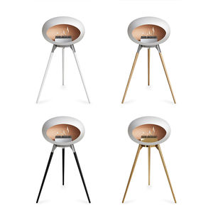 Современный дизайнерский биокамин на этаноле с эффектом живого пламени, отдельностоящий, из чугуна, высококачественная художественная спиртовая печь для вилл и отелей - Product Image 5