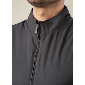 Chaleco Acolchado Estilo Formal Kippo al por Mayor, 100% Poliéster, Estampado Paisley, Cuello en V, Cierre de Cremallera, Ropa de Abrigo de Invierno - Product Image 5