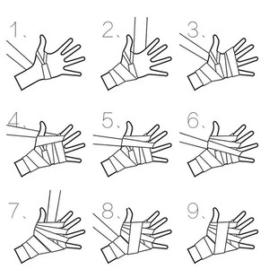 ผ้าพันมือสำหรับชกมวย ทำจากผ้าฝ้าย ปรับแต่งได้เพื่อการรองรับและป้องกัน - Product Image 5