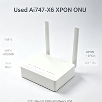 Routeur FTTH d'occasion Ai747-X6 WiFi6 AX3000 XPON ONU GPON EPON 4GE TEL Double Bande Unité de Réseau Optique