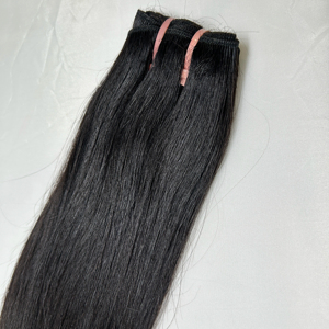 Extensiones de cabello humano de trama recta natural sin procesar - Product Image 1