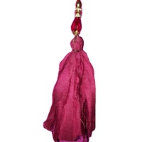 Collier vintage à pampilles pour femme, pendentif feuille de perle, chaîne courte pour vêtements décoratifs, rideaux, cadeau en soie