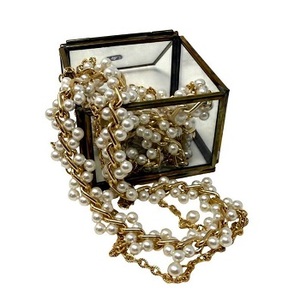 Cajas de joyería decorativas doradas de lujo Nuevo Hogar y regalo Cajas de metal de vidrio de latón decorativas de lujo - Product Image 5