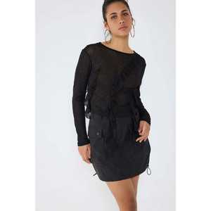 Blusa Casual de Manga Corta con Logotipo Frontal - Product Image 2