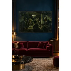 Fida Van Gogh Les mangeurs de pommes de terre, impression sur toile - Product Image 1