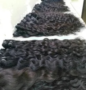 ผมต่อแนวหนังกำพร้าแบบไม่ผ่านกระบวนการผมชาวอินเดียผมหยิกธรรมชาติเกรด12A จัดส่งฟรี - Product Image 6