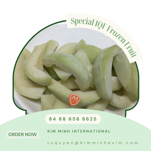 กีวีแช่แข็ง IQF สีธรรมชาติจากเวียดนาม หั่นสด บรรจุภัณฑ์แบบสุญญากาศและแบบจำนวนมาก ยี่ห้อ KMI แช่เย็น -18 องศาเซลเซียส สำหรับส่งออก - Product Image 3