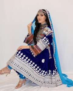 AFGHANI <b>DRESS</b> for WOMEN HANDMADE EXQUISITE and EYE CATCHING the BEAUTIFUL COLOUR <b>LONG</b> <b>GOWN</b> KUCHI TRIBE EMBROIDERY <b>DRESS</b> OEM ODM - Product Image 5