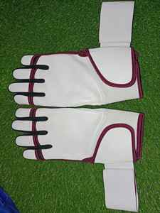 2025 gants de frappeur en cuir véritable personnalisés conception de manchette longue pour homme enfants jeunesse avec le Logo du fabricant pour le baseball et le softball - Product Image 4