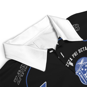 T-shirts de polo de sport en polyester brodés personnalisés de qualité supérieure vêtements de sororité décontractés coupe ajustée pour l'été T-shirts pour hommes - Product Image 5