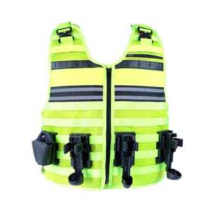 Chaleco reflectante de trabajo para hombre, duradero, ligero, de seguridad industrial, ropa de trabajo de alta visibilidad, OEM, ODM, directo de fábrica al por mayor - Product Image 1