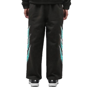 Ropa de calle personalizada para hombre, chándal de lana de algodón, conjunto de 2 piezas, Sudadera con capucha gráfica y pantalones, traje Vintage Hip Hop, diamantes de imitación personalizados - Product Image 6