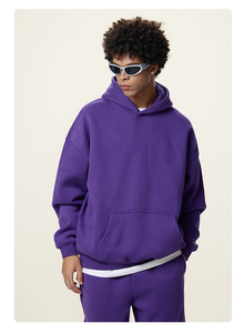 Sweat-shirt Homme Hiver Automne 480 g/m² à Fermeture Éclair, Silhouette Désstructurée, Effet Vieilli, Acide Lourd, Personnalisable, Séchage Rapide - Product Image 3