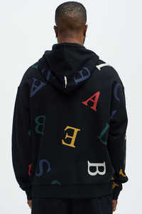 Sudaderas con capucha personalizadas sin cordón, con cremallera, color azul marino, lisas, extragrandes, de forro polar, de alta calidad para hombre, de Ako, muy vendidas. - Product Image 2